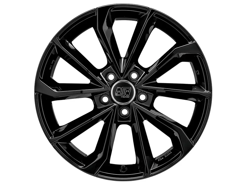 MSW 42 8.0x18 5x112 ET48 GLOSS BLACK Felgen