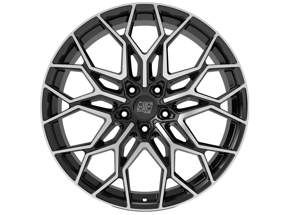 MSW 51 9.0x20 5x112 ET35 GLOSS BLACK FULL POLISHED Felgen