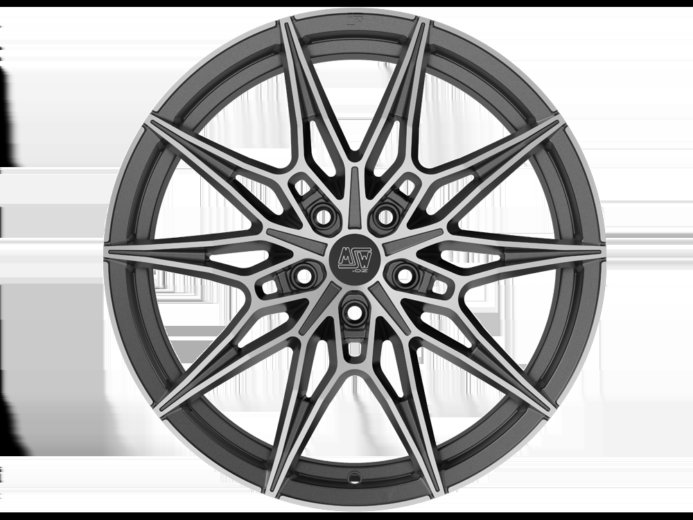 Felgen MSW 75 8.0x20 5x112 ET35 Matt Gun Metal Full Polished (mgmfp)