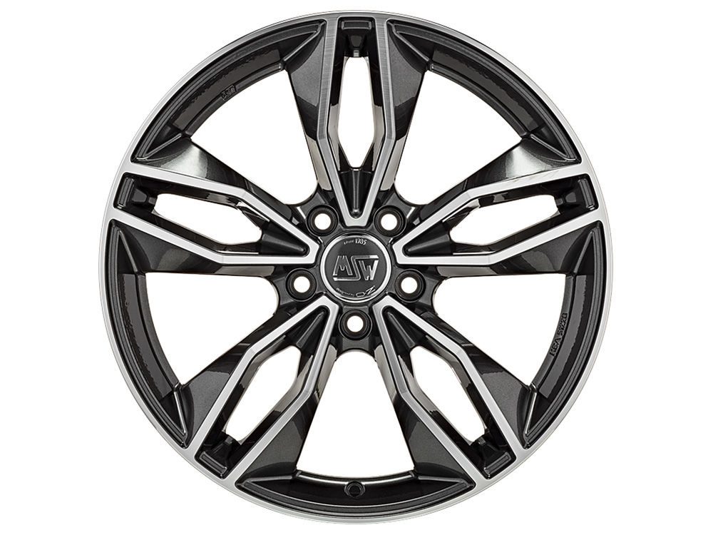 Felgen MSW 71 8.5x19 5x112 ET44 Gloss Dark Grey Full Polished