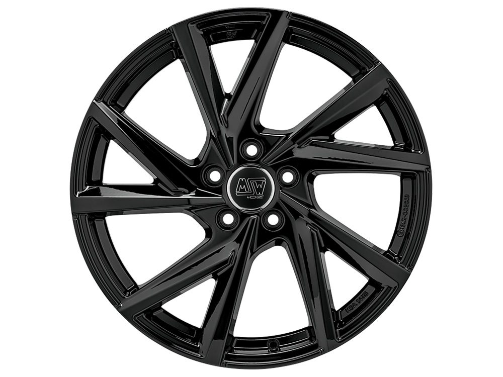 MSW 83 7.0x17 4x108 ET47 GLOSS BLACK Felgen