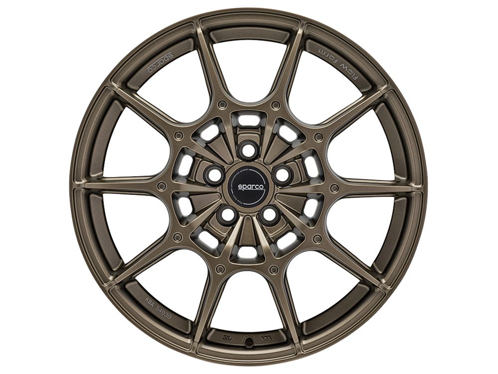 Sparco FF2 8.5x18 5x100 ET45 RALLY BRONZE Felgen