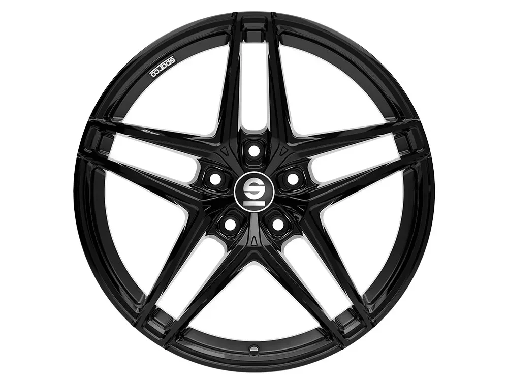 Sparco RECORD 8.5x19 5x114.3 ET50 GLOSS BLACK Felgen