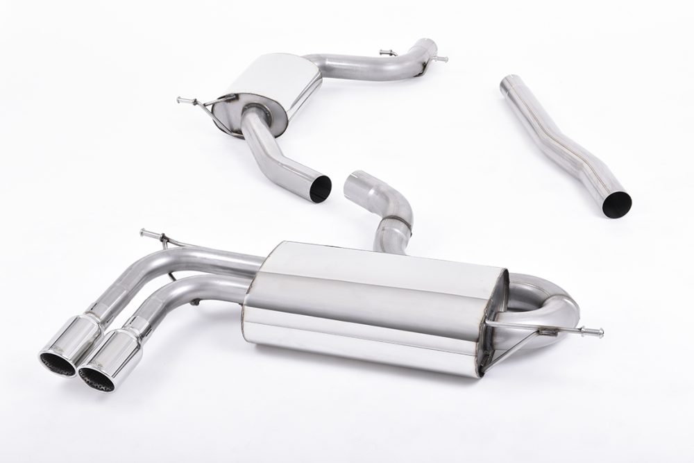 Cat-Back Milltek  69.85 Twin 80mm Jet für AUDI A3 Sportback (8PA)  1.8 TFSI 160ps