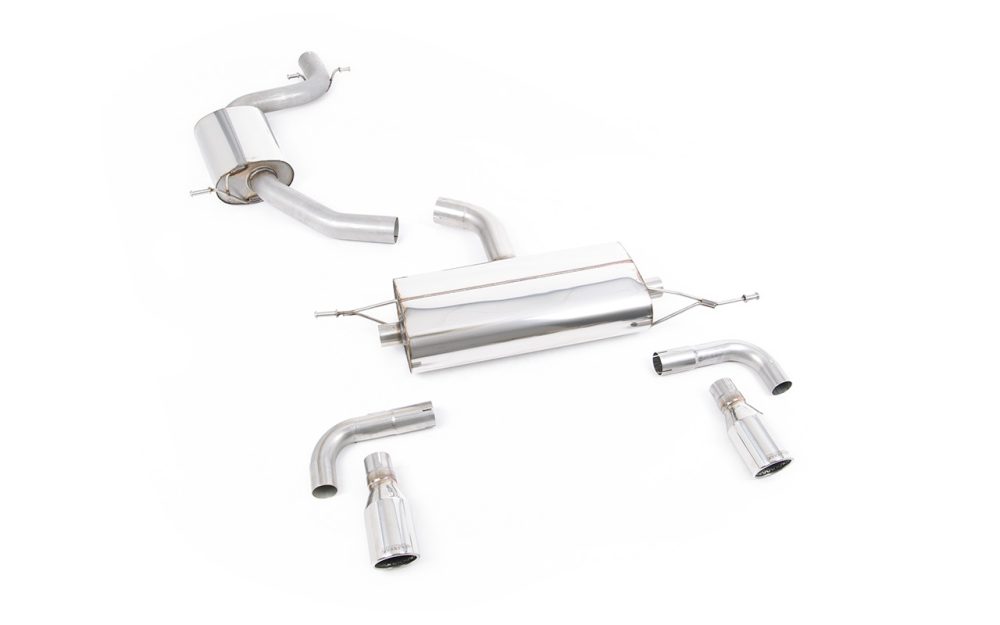 Cat-Back Milltek  69.85 Dual 90mm Jet für VW GOLF VI (5K1)  2.0 GTi 210ps