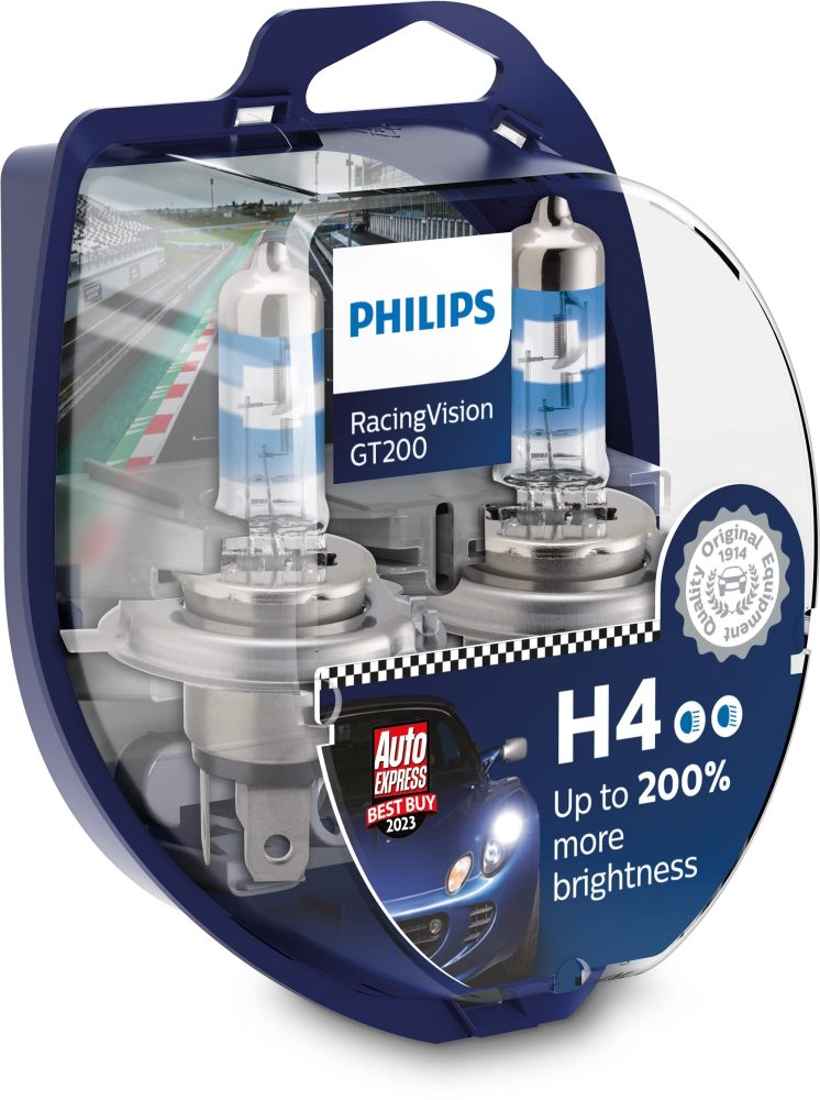Philips Racing Vision Gt200 H4 | 200% mehr Licht