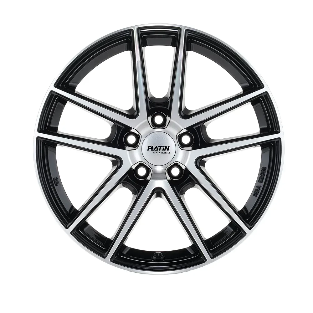 Felgen Platin P73 7.5x18 5x114.3 ET50 D-schwarz Fr.pol