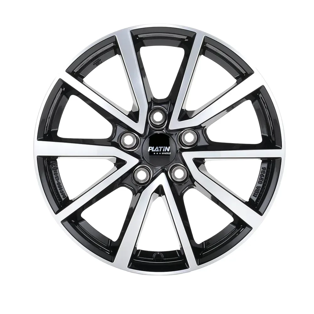 Platin P95 6.0x16 5x114.3 ET50 D-SCHWARZ FR.POL Felgen