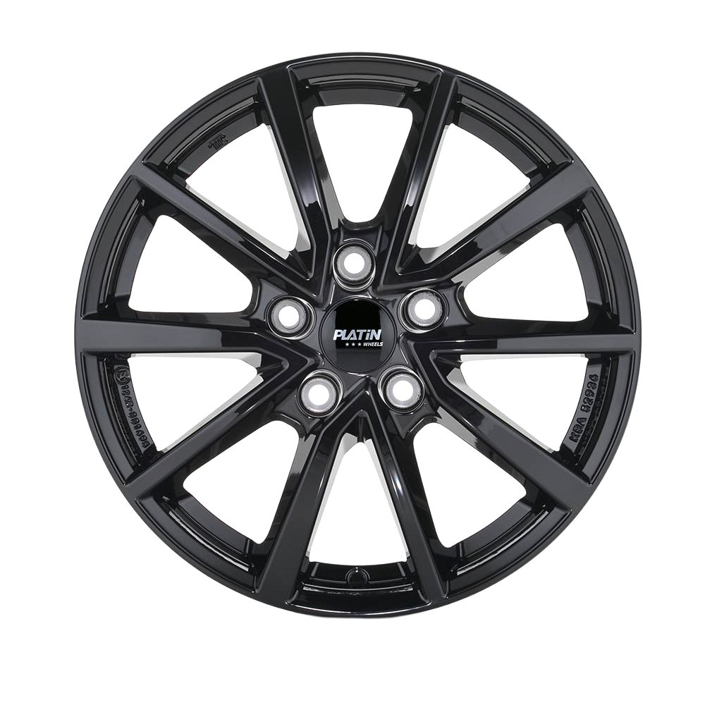 Felgen Platin P95 6.0x16 5x100 ET40 Diamant-schwarz
