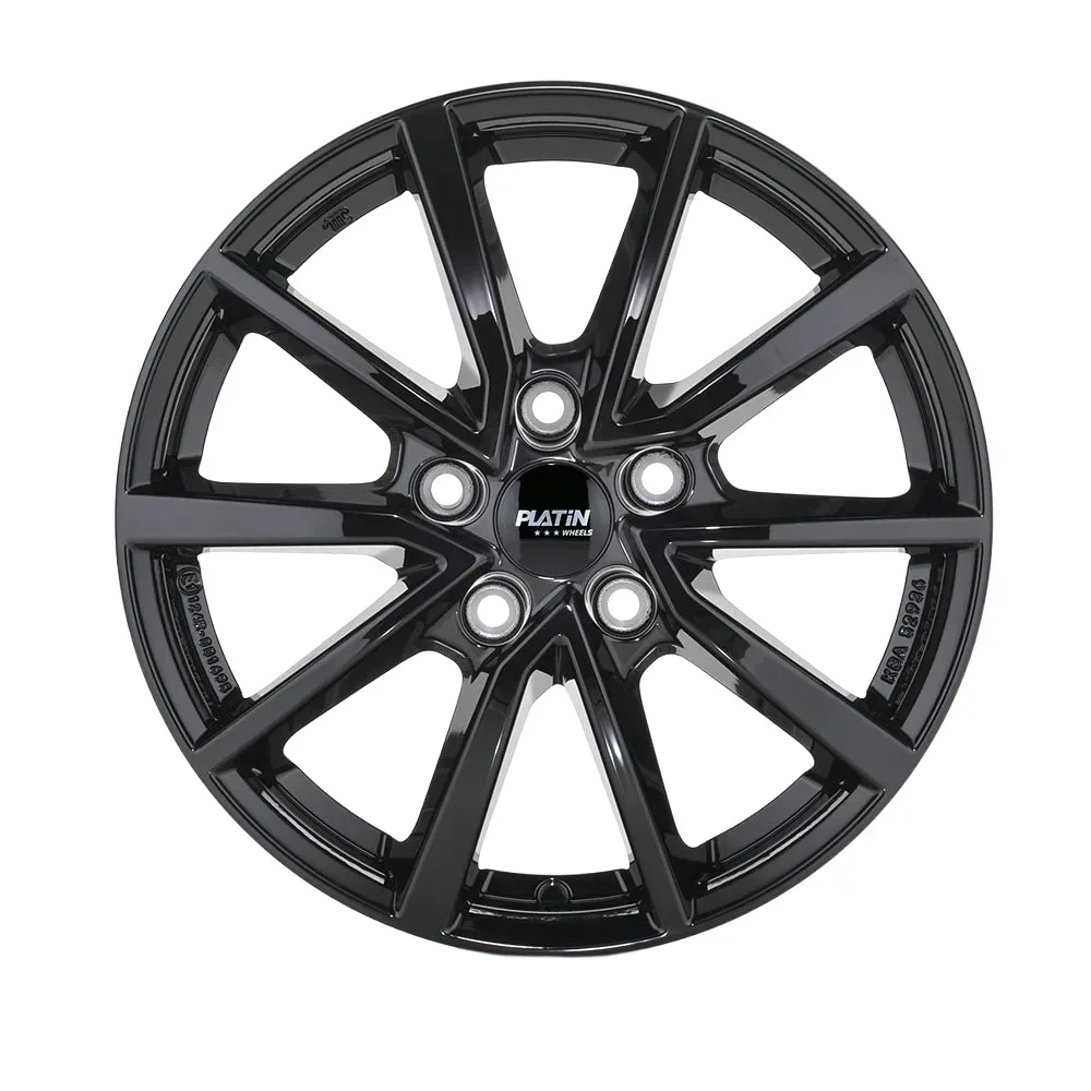 Felgen Platin P95 6.5x17 5x114.3 ET30 Diamant-schwarz