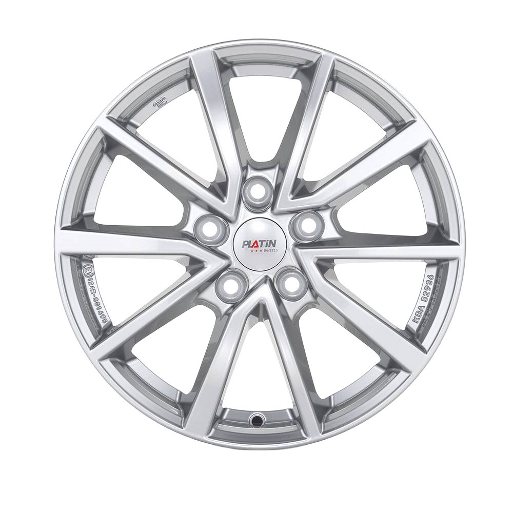 Felgen Platin P95 6.0x17 5x112 ET38 Metall Silber