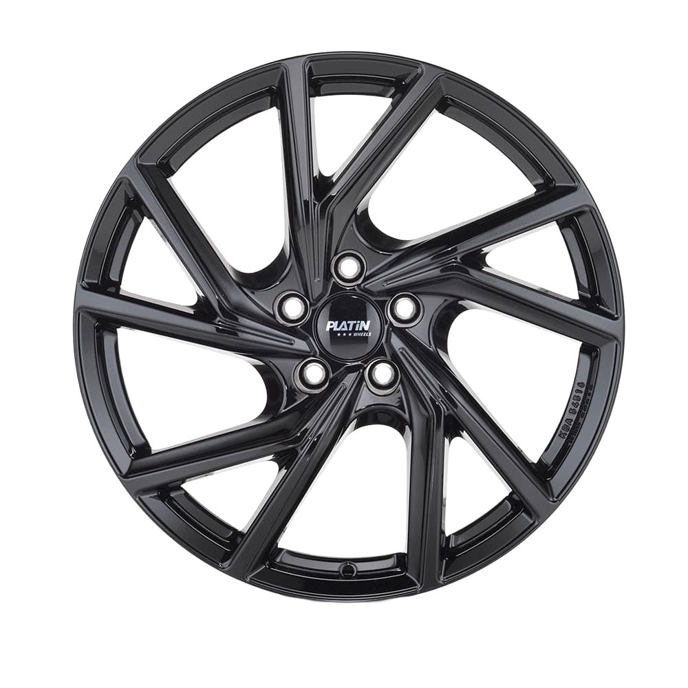Felgen Platin P107 7.5x19 5x120 ET45 Diamant-schwarz