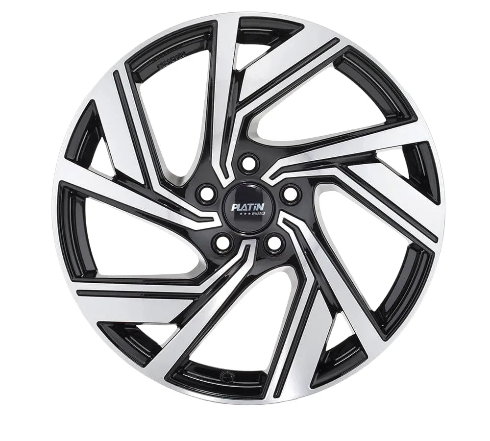 Platin P114 7.5x19 5x112 ET50 BLACK POLISHED Felgen