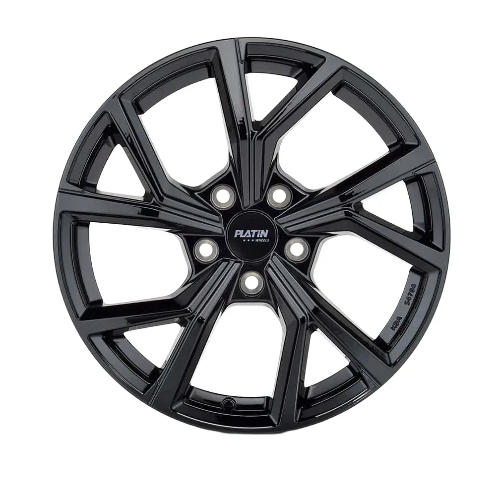 Platin P115 6.5x16 5x108 ET50 BLACK SHINY Felgen
