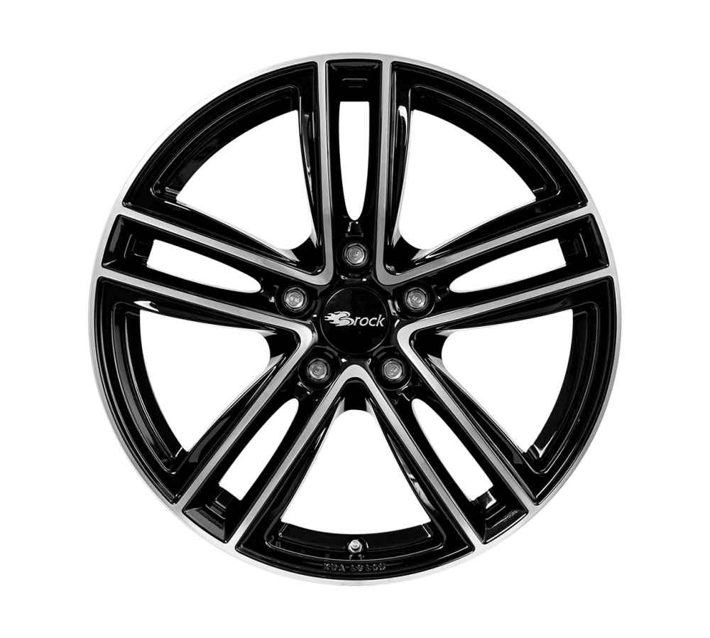 Felgen RC Design RC27 6.5x16 5x114.3 ET38 Schwarz Glanz Voll-poliert