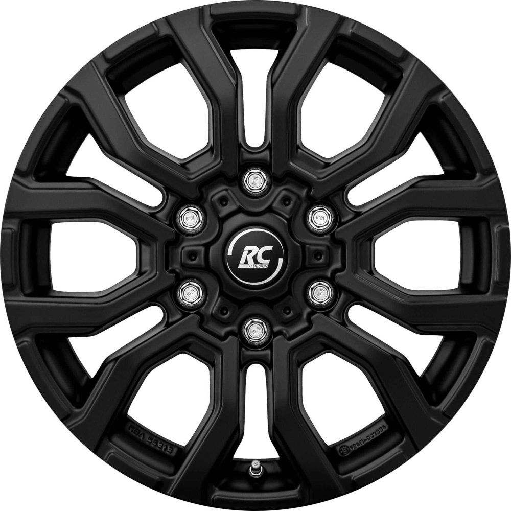 RC Design RC35 7.5x17 6x139.7 ET25 Satin Black Matt Felgen