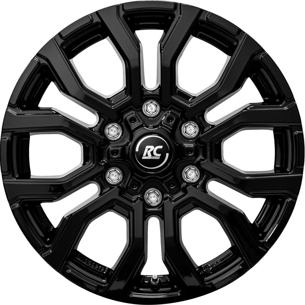 RC Design RC35 7.5x17 6x139.7 ET55 Schwarz Glanz Felgen