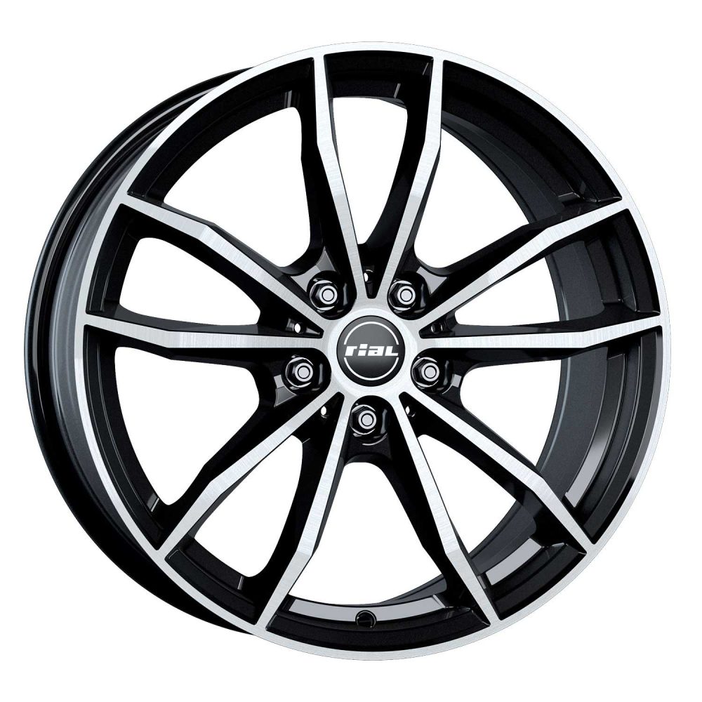 Felgen RIAL X12X 8.5x19 5x112 ET46 Diamond-black Frontpolished