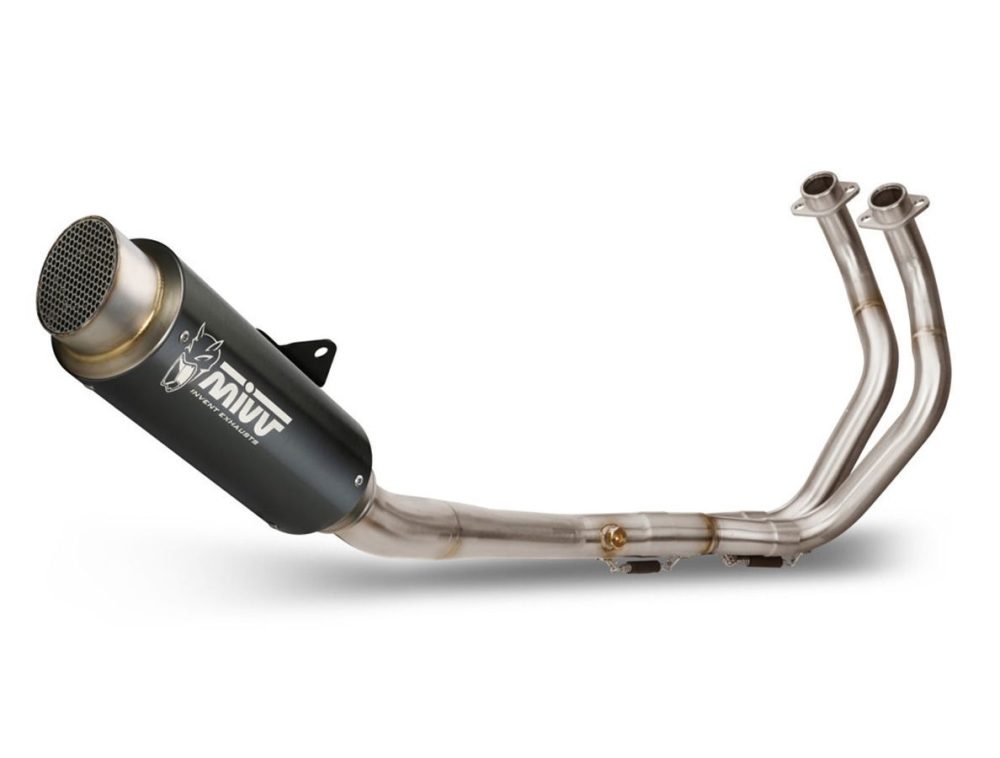 MIVV GP Pro Auspuff 2-1 Y.065.KXBP schwarz für Yamaha MT-07 2021- - Motorradteile & Ersatzteile - Auspuff