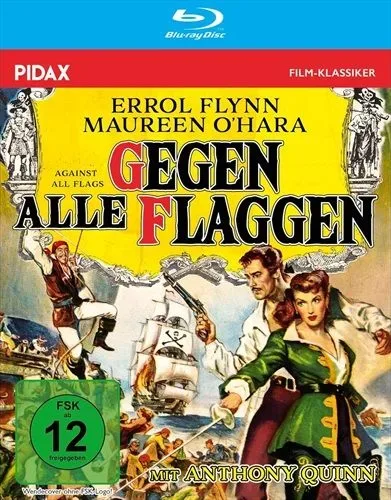 Gegen alle Flaggen (Against All Flags) / Furioses Piraten-Abenteuer mit Errol Flynn und Anthony Quinn (Pidax Film-Klassiker)