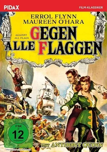 Gegen alle Flaggen (Against All Flags) / Furioses Piraten-Abenteuer mit Errol Flynn und Anthony Quinn (Pidax Film-Klassiker)
