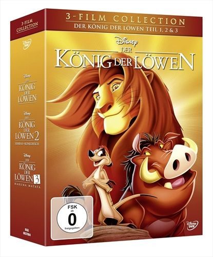 Der König der Löwen - Dreierpack (Disney Classics + 2. & 3.Teil) [3 DVDs]