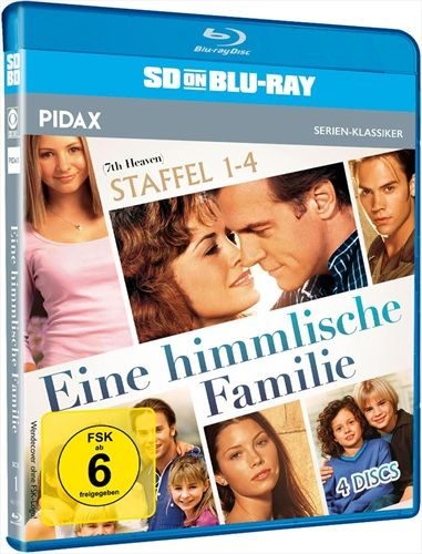 Eine himmlische Familie (7th Heaven), Box 1, Staffel 1 - 4 / Die ersten 4 Staffeln der Kultserie (SD on Blu-ray) [4 BRs]