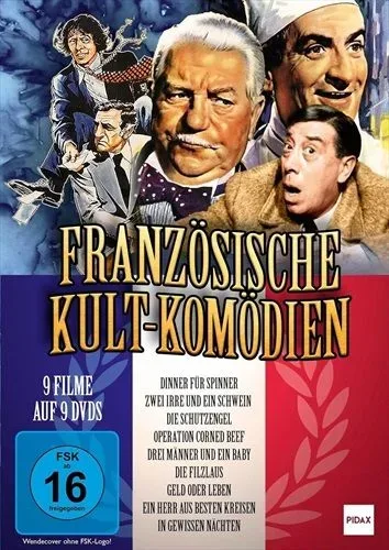 Französische Kult-Komödien (9 Kult-Komödien) (DE)