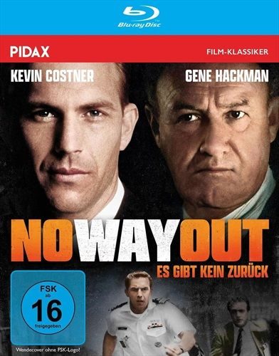 No Way Out ? Es gibt kein Zurück / Packender Kult-Thriller mit Kevin Costner und Gene Hackman (Pidax Film-Klassiker)