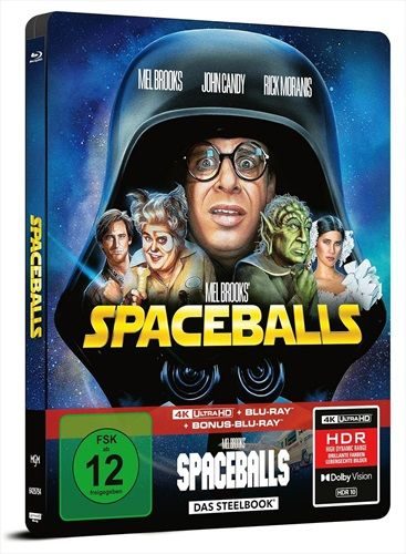 Spaceballs - Mel Brooks? verrückte Raumfahrt - Limitiertes 3-Disc-SteelBook® (4K Ultra HD + Blu-ray + Bonus-Blu-ray)