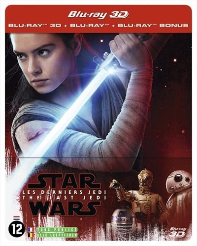 Star Wars : Les derniers Jedi - 3D+2D - Steelbook (FR)