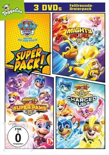 Paw Patrol - Mighty Pups 3er Pack (DE)
