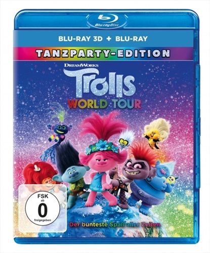 Trolls World Tour (3D) - Blu-ray (DE)