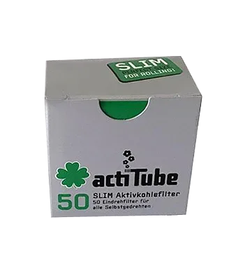 Slim Aktivkohlefilter für Joints - 50pc