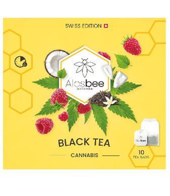 Black Tea Cannabis-Hanftee 2.8g Teebeutel - 10pc