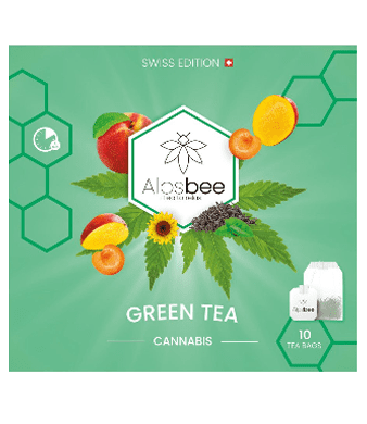 Green Tea Cannabis-Hanftee 2.8g Teebeutel - 10pc