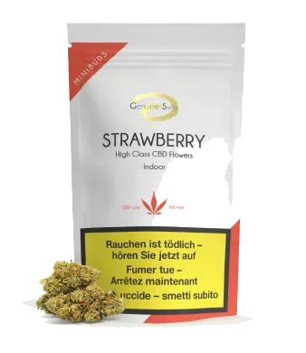 Strawberry Minibuds Small CBD Buds Indoor - 10g