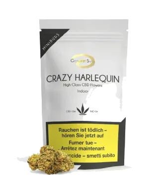 Crazy Harlequin Minibuds Small CBD Buds Indoor - 10g