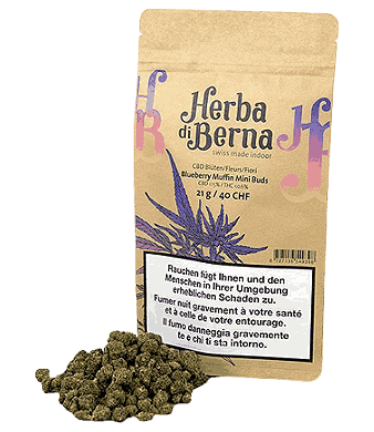 Blueberry Muffin Minibuds Small CBD Buds Indoor - 21g