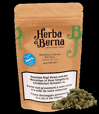 Strawberry Minibuds Small CBD Buds Indoor - 42g