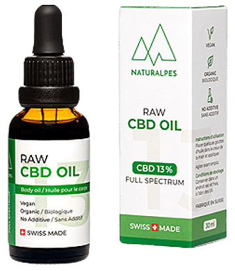 Raw CBD Öl 13% Vollspektrum Hanftropfen - 10ml