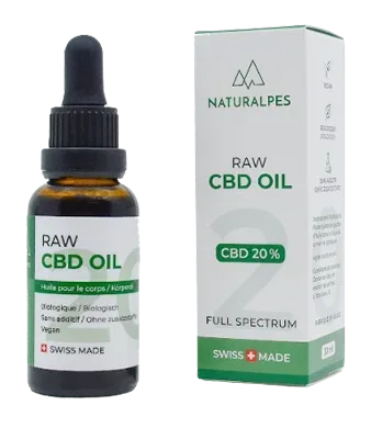 Raw CBD Öl 20% Vollspektrum Hanftropfen - 10ml