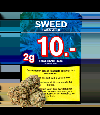 Super Silver Haze CBD Blüten Indoor - 3g