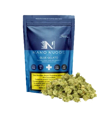 Nano Nuggs Glue Gelato Small CBD Buds Indoor - 30g