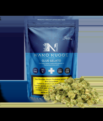 Nano Nuggs Glue Gelato Small CBD Buds Indoor - 30g