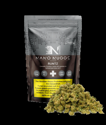 Nano Nuggs Runtz Small CBD Buds Outdoor - 50g
