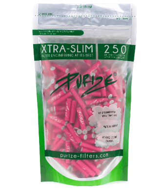 Xtra Slim Pink Aktivkohlefilters für Joints - 50pc