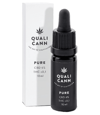 Pure CBD Öl 6% THC-frei Breitspektrum Hanftropfen - 10ml