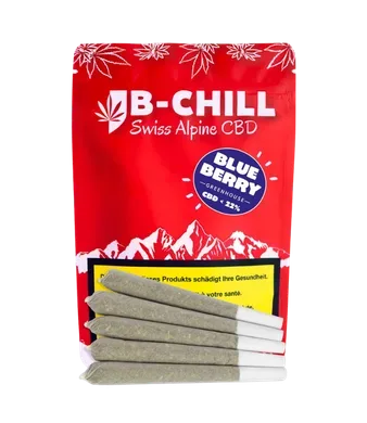 Blueberry Pre-Rolls CBD Joints Greenhouse - 10pc