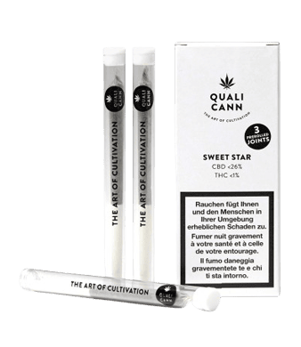 Sweet Star 3 Vorgerollte CBD Joints Indoor - 3pc